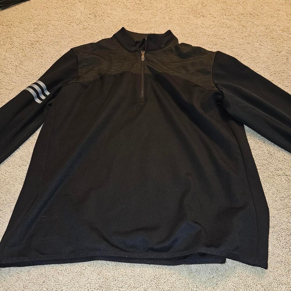 Adidas golf black quarter zip